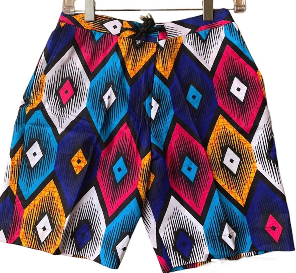 African Prints Summer Shorts For women