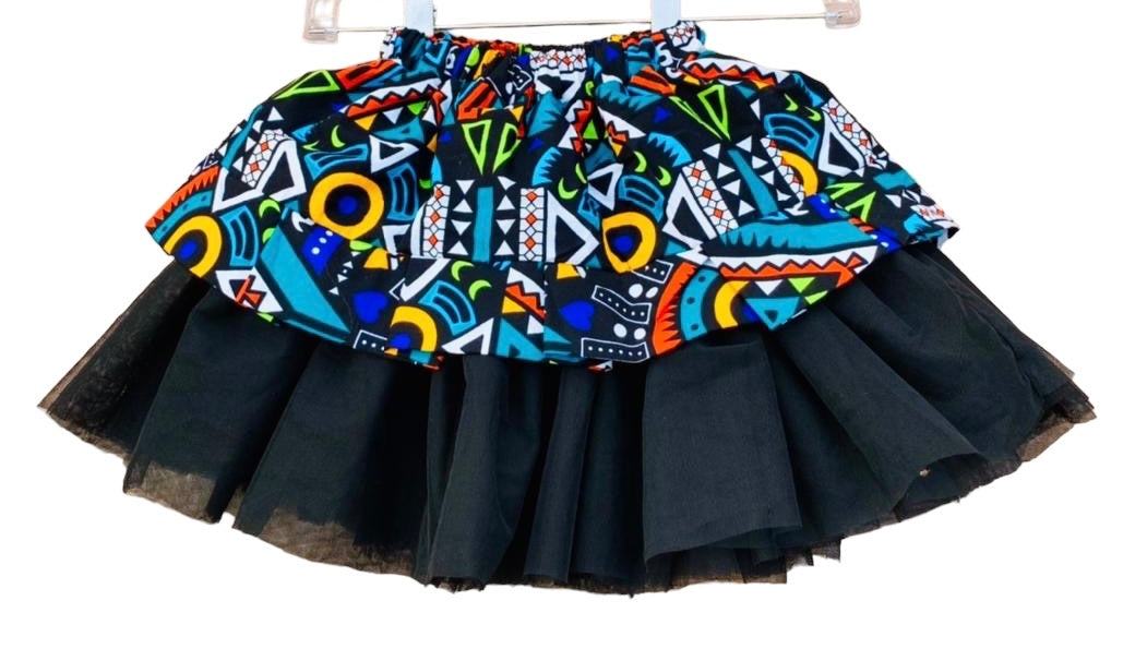 ANKARA SUMMER SKIRT FOR GIRLS