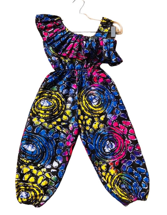 Ankara Jumpsuit For Girls